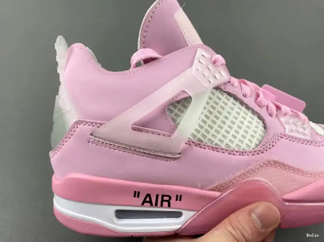 Bmlin Shoes X PINK 4 JORDAN OFF-WHITE 0613